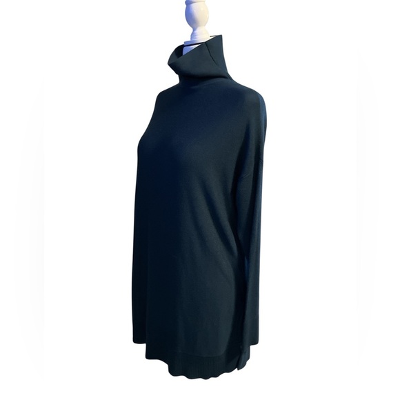 LOFT Mockneck Teal Tunic Sweater M EUC - Picture 3 of 7